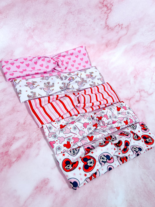 Valentine's Day Knotted Headbands