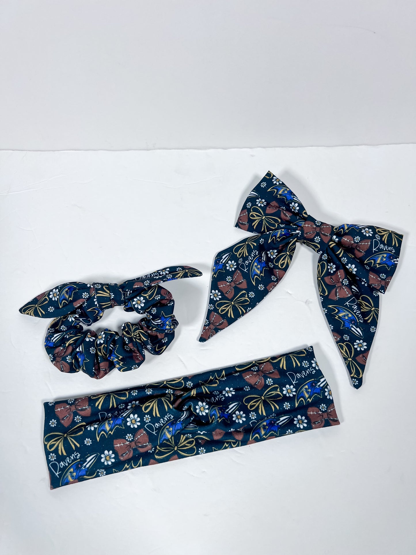 Baltimore Football Game with Bows