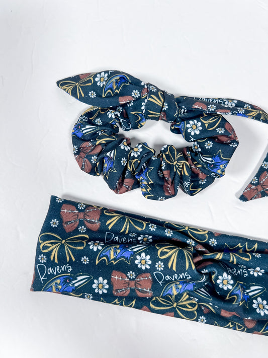 Baltimore Football Game with Bows