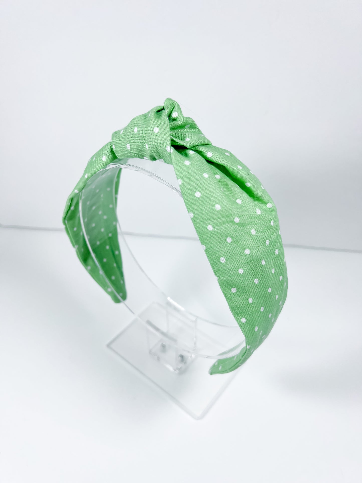 Fern Polka Dot Top Knot Headband