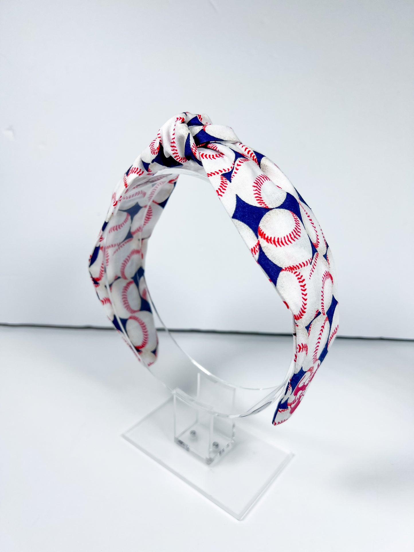 Baseball Top Knot Headband