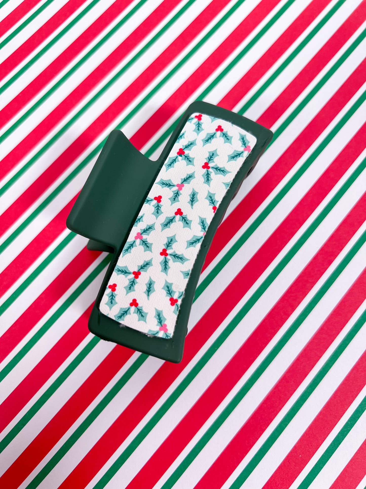 Holly Jolly Claw Clip