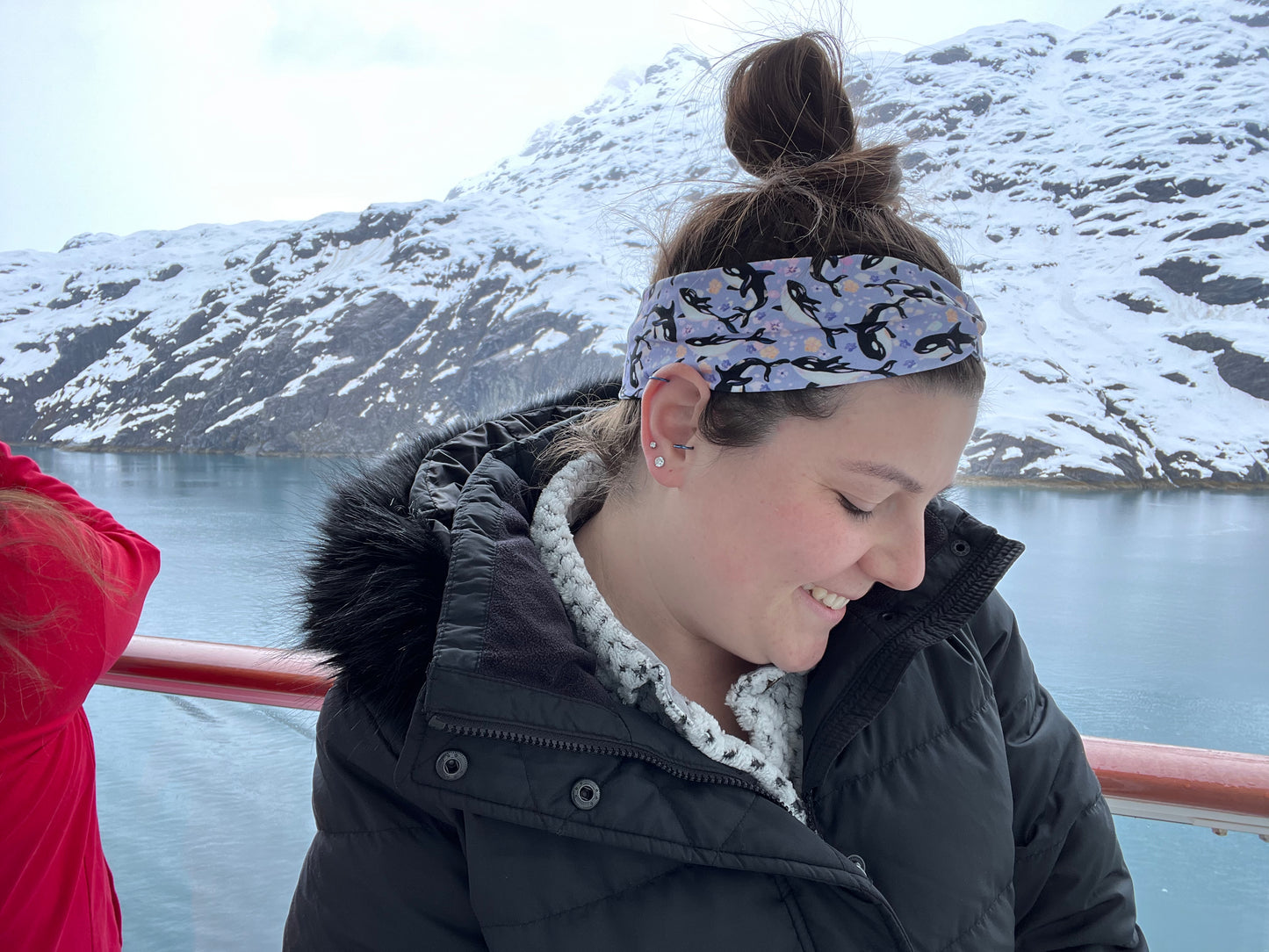 Orca Whale Knotted Headband