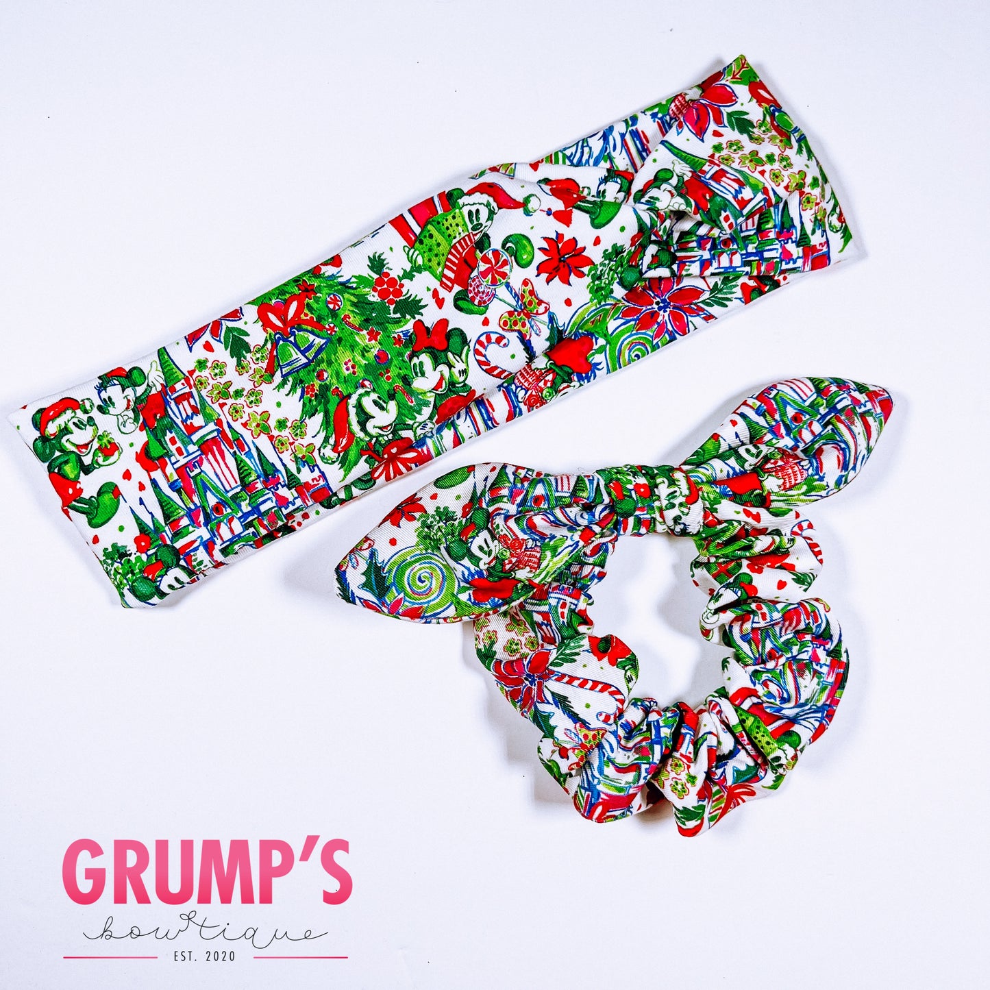 A Lilly Christmas Knotted Headband