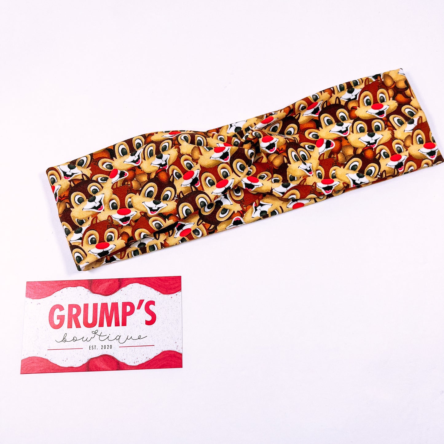 Chipmunk Knotted Headband