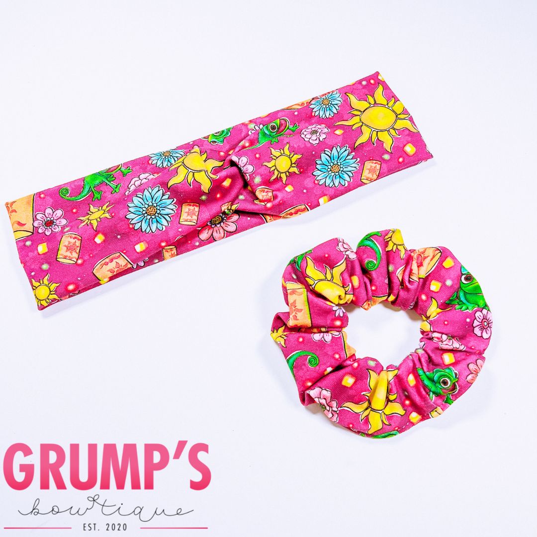 The Lost Princess Knotted headband or Scrunchie