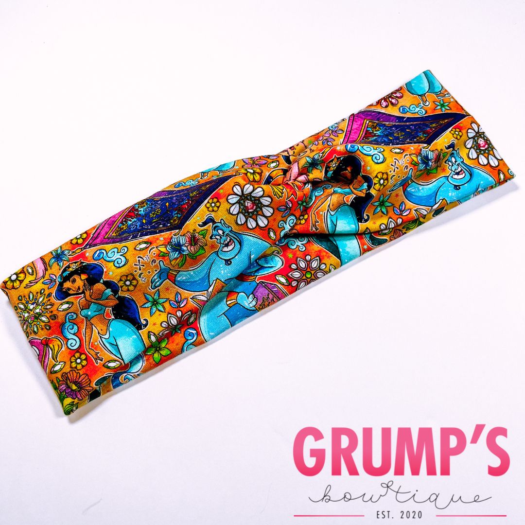 The Arabian Princess knotted headbands