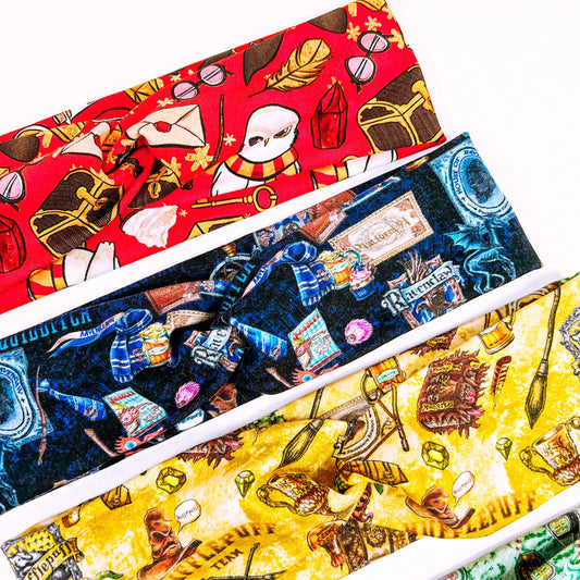 Wizard Houses - Knotted Headbands