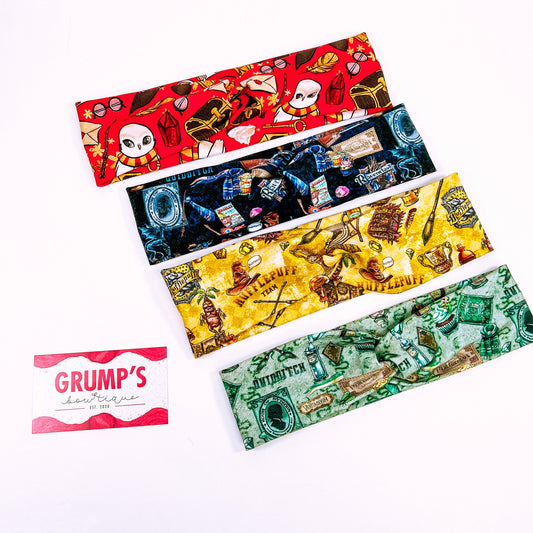 Wizard Houses - Knotted Headbands