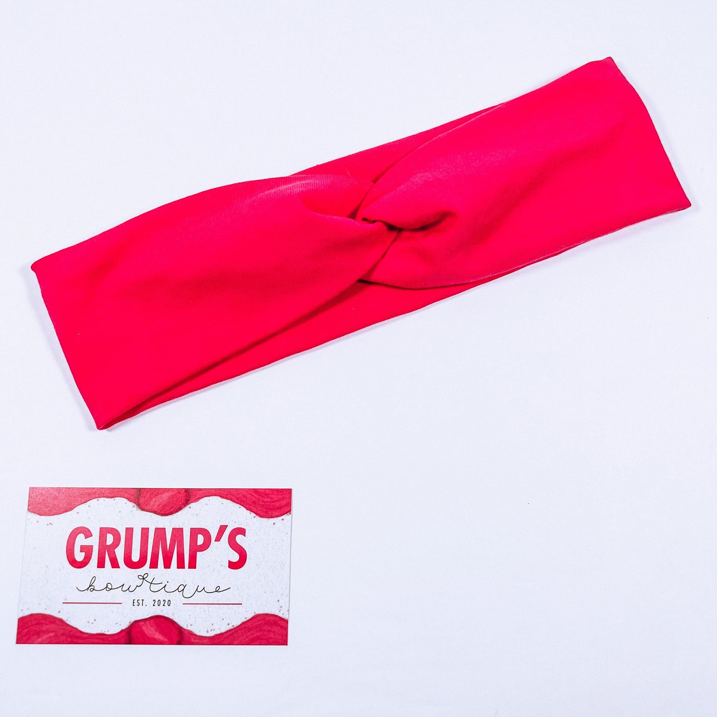 Hot Pink Knotted Headband
