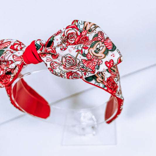 Minnie’s Peppermint Castle BOWBAND OR KNOTTED