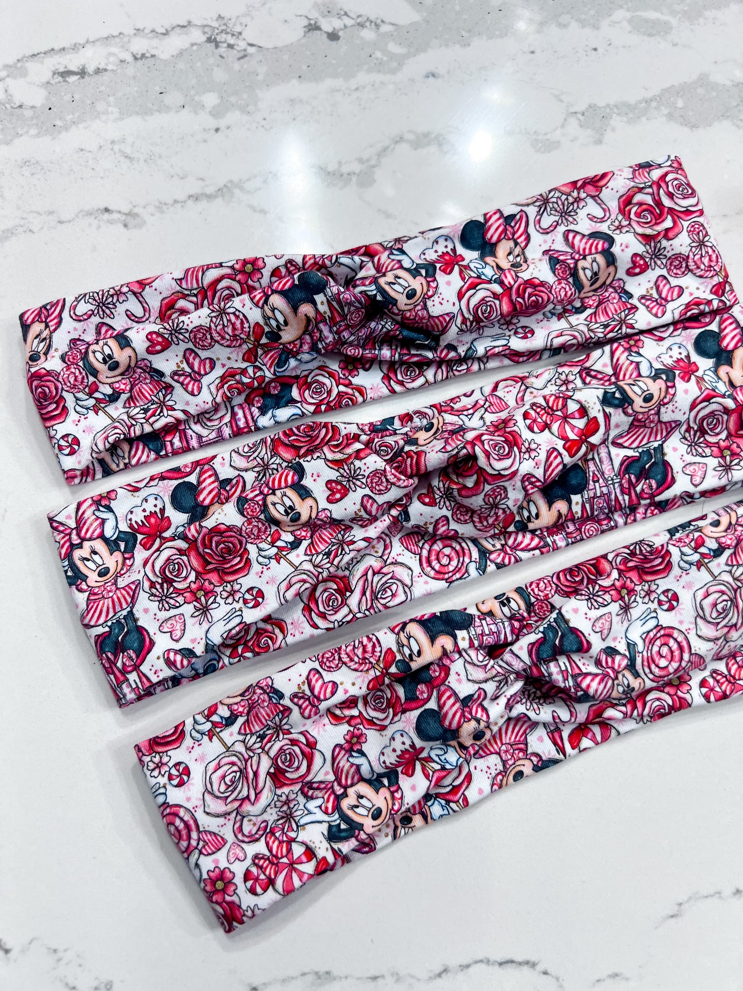 Minnie’s Peppermint Castle BOWBAND OR KNOTTED