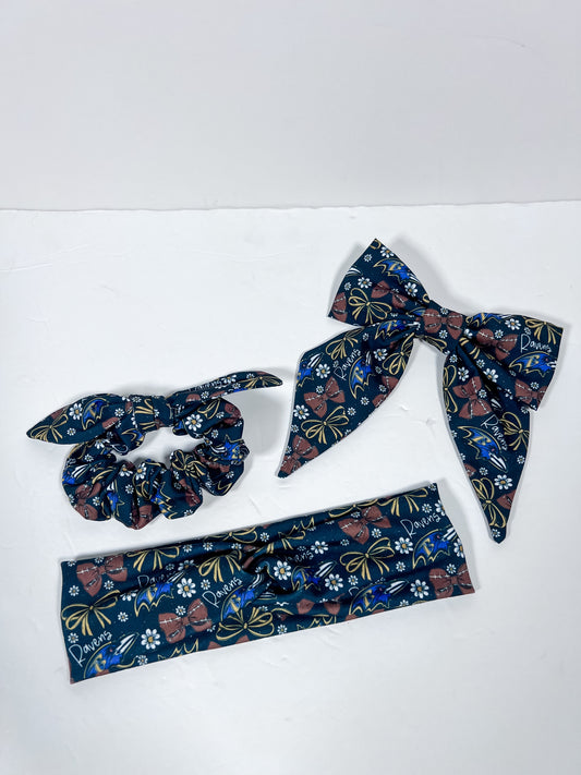 Baltimore Football Game with Bows