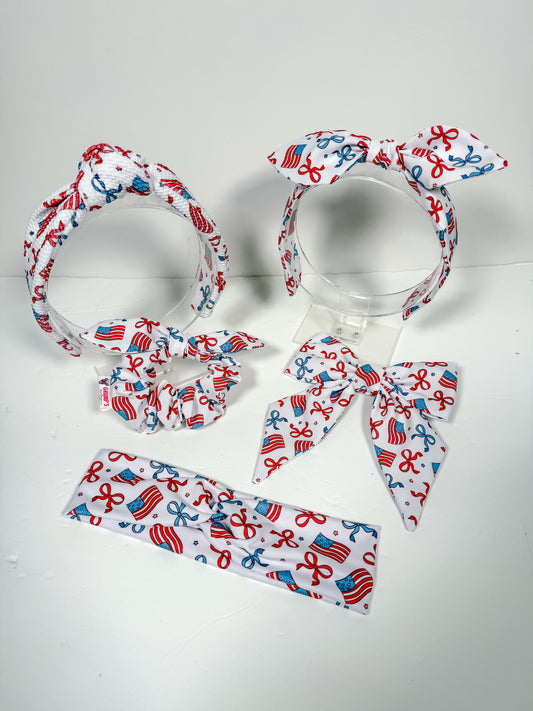 Red, White and Bows