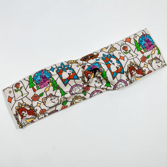 Stain Glass Beauty Knotted Headband