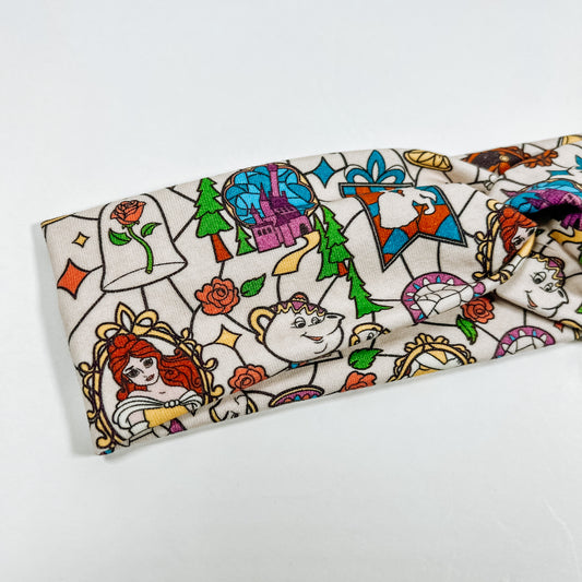 Stain Glass Beauty Knotted Headband