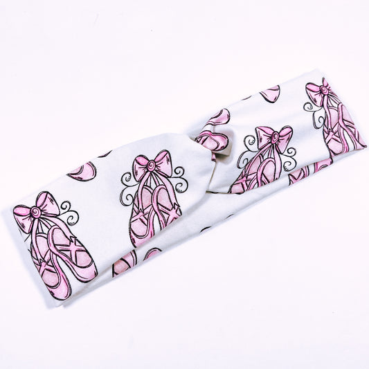 Ballet Slippers Knotted Headband