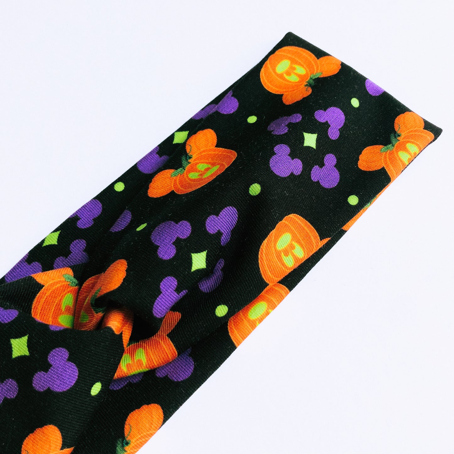 Jack-o-lantern Knotted Headband