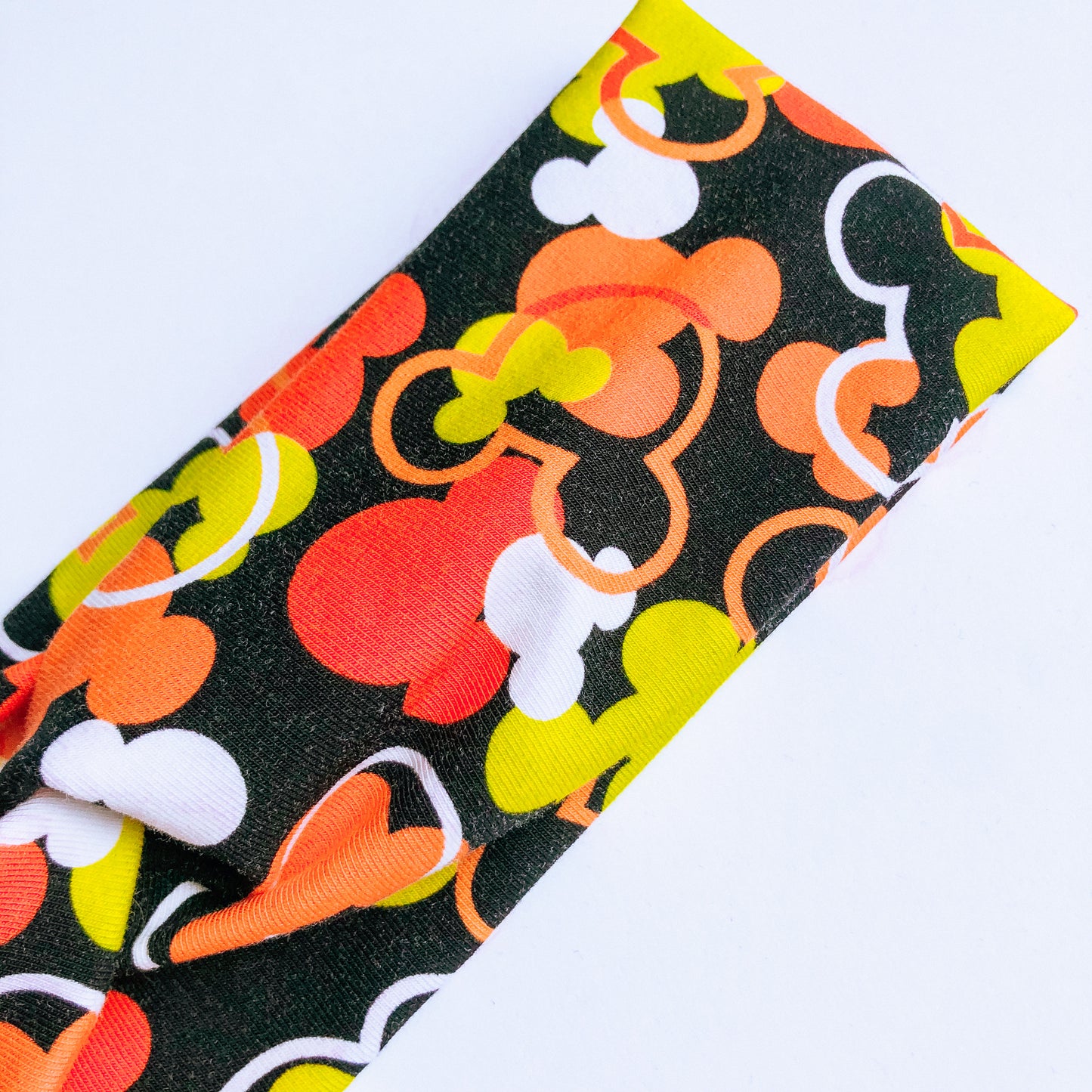 Candy Corn Mouse Knotted Headband