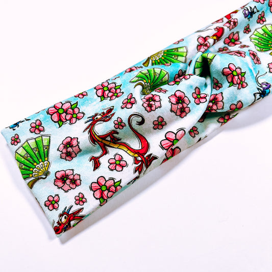 China's Warrior Knotted Headband