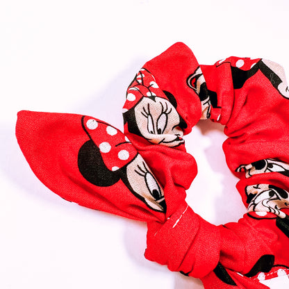 Red Mouse Scrunchie with Bow