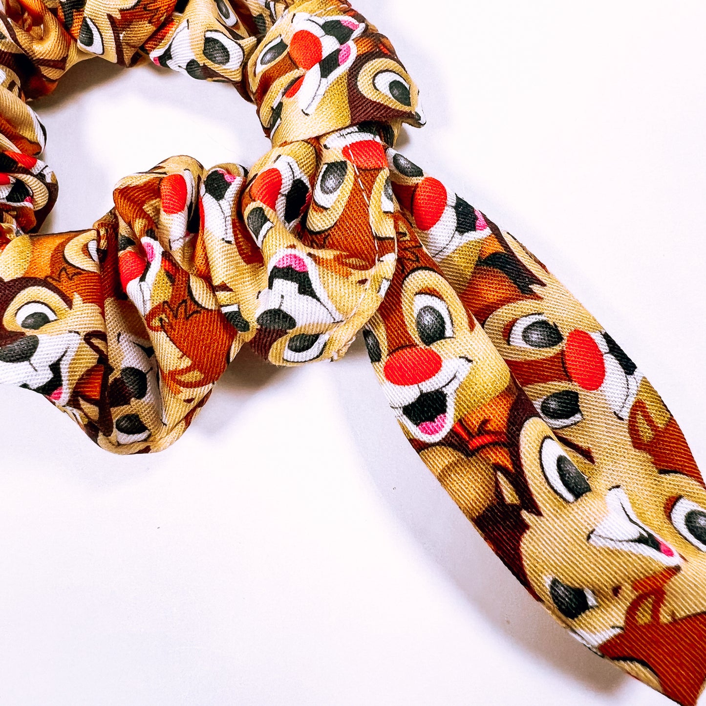 Chipmunk Scrunchies with Bow
