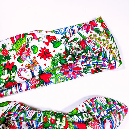 A Lilly Christmas Knotted Headband