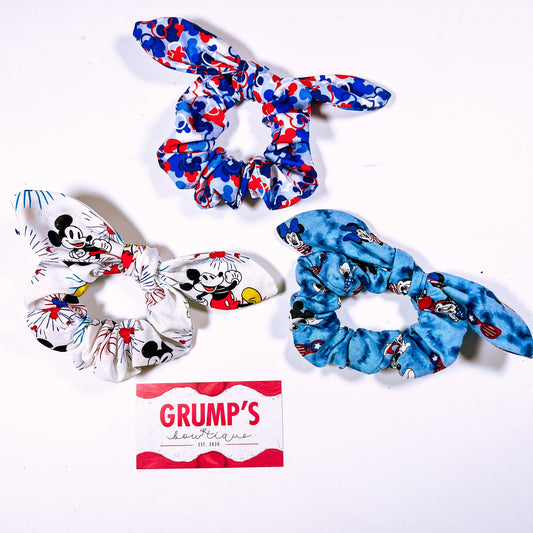 Mickey Scrunchies with Bows