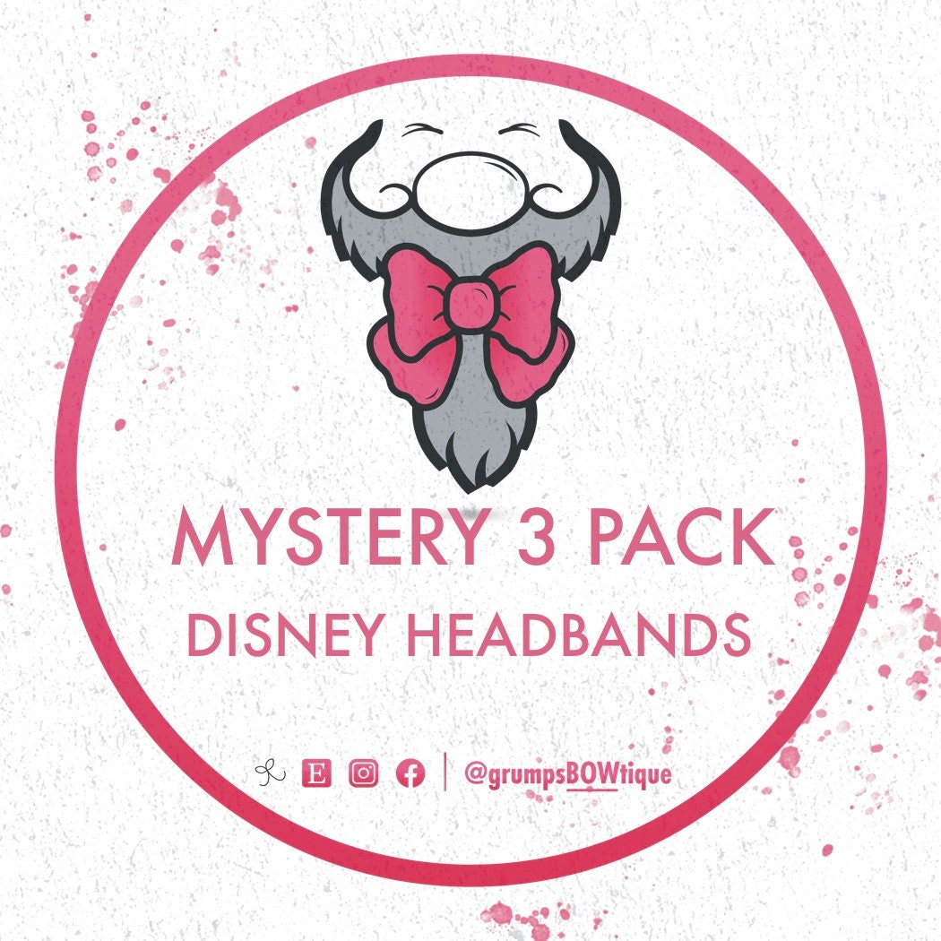Mystery Pack - 3 Knotted Headbands - DISNEY INSPIRED