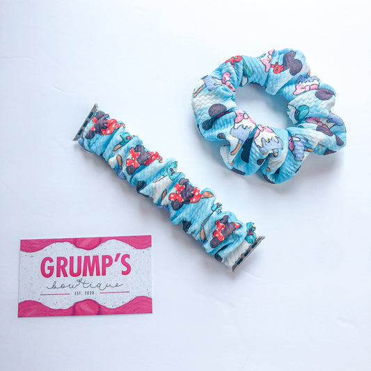 Character Ice Cream Scrunchies and Apple Watch Bands