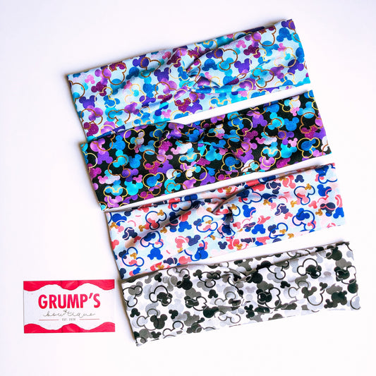 Mouse Fetti Knotted Headbands